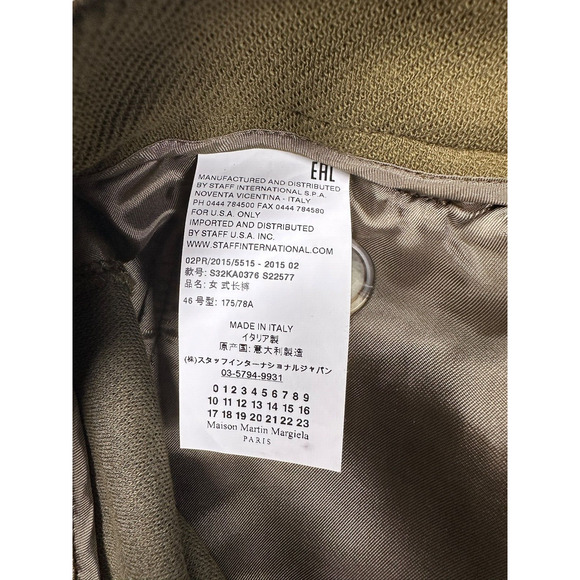 MM6 Maison Margiela Trousers Womens Size US 10 (IT 46) Wool Blend Pants Trousers - Picture 8 of 10